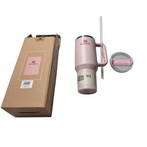 Stanley Quencher H2.0 FlowState Tumbler 40oz Rose Quartz Pink New in Box
